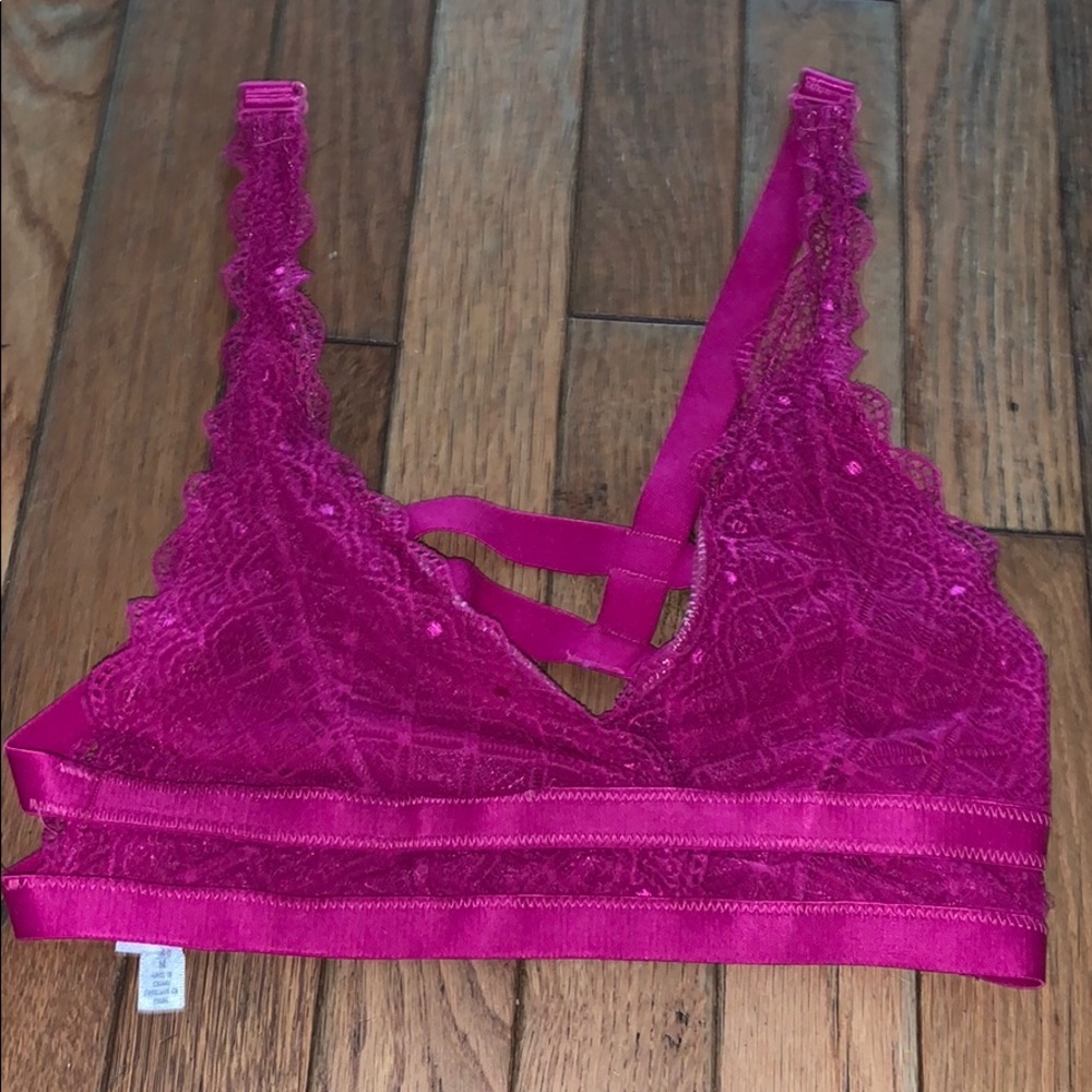 Hot pink brallete